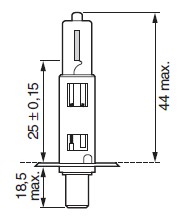 Перечень ламп применяемых в Уаз Хантер, мощность, размеры и тип цоколя, лампа АКГ12-55