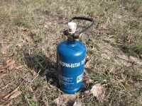 Перезаправляемый газовый баллон GZWM BT-0.5, переходники к нему для заправки на АГЗС