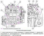 Система вентиляции картера дизельного двигателя ЗМЗ-51432 CRS Евро-4, обслуживание системы
