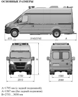 Автомобили скорой медицинской помощи АСМП ГАЗель Next класса А, В, С, особенности комплектации и возможное оборудование медицинского салона