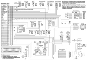 Электрическая схема соединений элементов системы управления двигателя ЗМЗ-40522.10 на автомобилях Газель и Соболь