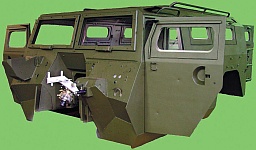 Бронированный корпус специального транспортного средства ГАЗ-233014 Тигр
