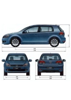 Руководство по эксплуатации, техническому обслуживанию и ремонту Volkswagen Golf VI выпуска с 2008 года с двигателем 1,2 л TSI, 1,4 л TSI , 1,6 л и 2,0 л TSI