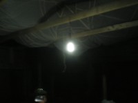 Светодиодный фонарь с диффузором рассеивателем для освещения лагеря