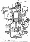 Кривошипно-шатунный механизм двигателя ЗМЗ-4021, коленвал, поршни, шатуны и маховик