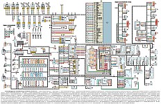 Схема электрооборудования Уаз Хантер моделей 315195-023, 315195-123 с двигателем ЗМЗ-409 и блоком управления МИКАС-7.2