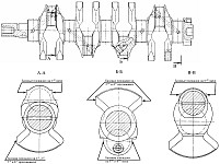 Конструктивные и технологические особенности коленчатого вала 406.1005011