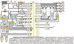 Схема системы управления двигателем на Уаз Патриот с блоком управления МИКАС-7.2 и двигателем ЗМЗ-409 Евро-2