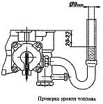 Проверка уровня топлива в карбюраторах К-151В и К-151У для двигателей УМЗ-417 и ЗМЗ-4021