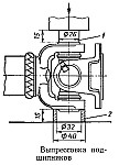 Выпрессовка подшипников карданных валов УАЗ-469 и УАЗ-469Б