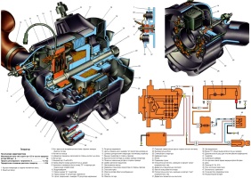 Электрическая схема и подключение генератора 371.3701 для ВАЗ-21213 Лада Нива с карбюраторным двигателем