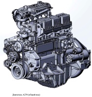 Двигатель УМЗ-А274 EvoTech 2.7, применение, характеристики, краткий перечень комплектующих и эксплуатационные материалы применяемые в двигателе