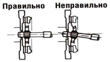 Проверка состояния сцепления с дисками 406.1601090-03, 4063.1601130-03 на двигателе ЗМЗ-40522.10 автомобилей Газель и Соболь