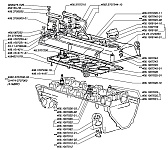 Каталожные номера узлов и деталей привода клапанов ГРМ двигателя ЗМЗ-4062