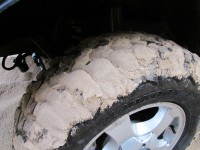 Протектор шины Hankook Dynapro MT RT03 забивается мокрым песком