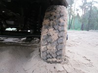 Протектор шины Hankook Dynapro MT RT03 очищается от песка